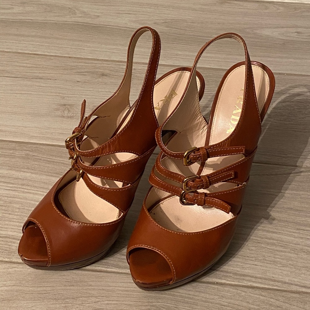 Brown Prada Heels
